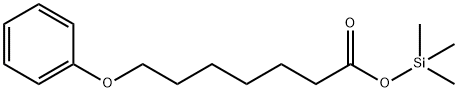 7-Phenoxyheptanoic acid trimethylsilyl ester Structure