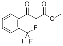 2-トリフルオロメチルベンゾイル酢酸メチル 化学構造式
