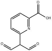 2-(2-ヒドロキシカルボニル-6-ピリジル)マロンジアルデヒド 化学構造式