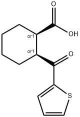 顺-2-(2-噻吩羰基)-1-环己烷甲酸,212757-10-3,结构式