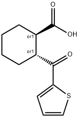 TRANS-2-(2-THIOPHENECARBONYL)-1-CYCLOHEXANECARBOXYLIC ACID, 99 Struktur