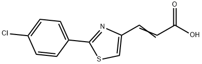 21278-79-5 3-[2-(4-chlorophenyl)-1,3-thiazol-4-yl]prop-2-enoic acid