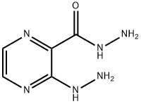 3-Hydrazino-2-pyrazinecarbohydrazide 结构式