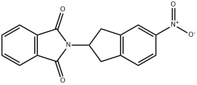 5-NITRO-2-PHTALIMIDOINDAN Struktur