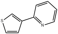 2-(3-噻吩基)吡啶 结构式