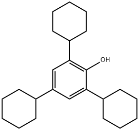 2,4,6-Tricyclohexylphenol 结构式