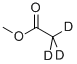 酢酸-D3メチル 化学構造式