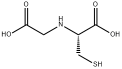 N-(carboxymethyl)-DL-cysteine  Struktur