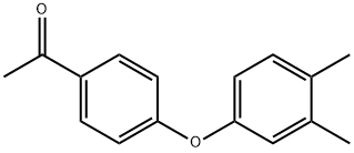 1-(4-(3,4-Dimethylphenoxy)phenyl)ethanone Structure