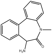 6H-DIBENZ[B,D]AZEPIN-6-ONE, 7-AMINO-5,7-DIHYDRO-5-METHYL- Structure