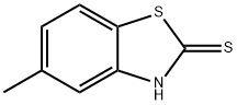 5-甲基-2-巯基苯并噻唑 结构式