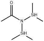 N,N-ビス(ジメチルシリル)アセトアミド 化学構造式