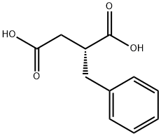 (R)-2-ベンジルこはく酸 化学構造式