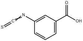 3-イソチオシアナト安息香酸 化学構造式