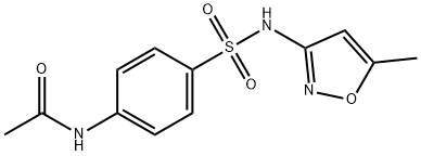 4-ACETYLAMINO-N-(5-METHYL-3-ISOXAZOLYL)BENZENESULFONAMIDE Structure