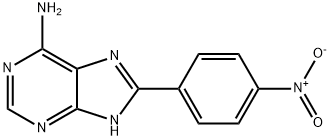 8-(PARA-NITROPHENYL)ADENINE Struktur