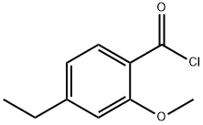 Benzoyl chloride, 4-ethyl-2-methoxy- (9CI) Structure