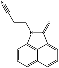 8-[(β-Cyanoethyl)amino]-1-naphthoic acid lactam Structure