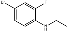 4-bromo-N-ethyl-2-fluoroaniline Struktur