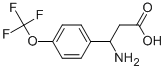 3-AMINO-3-(4-TRIFLUOROMETHOXY-PHENYL)-PROPIONIC ACID Struktur