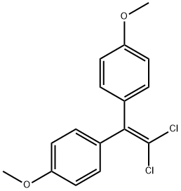 4,4'-(2,2-ジクロロビニリデン)ビスアニソール 化学構造式