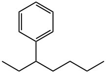 (3-heptyl)benzene 结构式