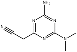 4-AMINO-6-(DIMETHYLAMINO)-1,3,5-TRIAZIN-2-YL]ACETONITRILE|2-(4-氨基-6-二甲基氨基-1,3,5-三嗪-2-基)乙烷腈