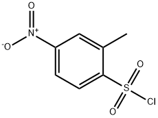 2-メチル-4-ニトロベンゼンスルホニルクロリド 化学構造式