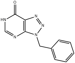 3-ベンジル-3H-[1,2,3]トリアゾロ[4,5-D]ピリミジン-7-オール 化学構造式