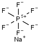 Sodium hexafluorophosphate  Structure