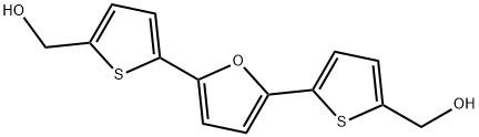 5,5'-(2,5-FURANDIYL)BIS-2-THIOPHENEMETHANOL Struktur