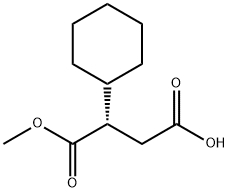 (S)-2-环己基琥珀酸-1-甲酯,213270-44-1,结构式