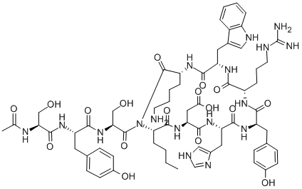 AC-NLE-C(-ASP-HIS-DTYR-ARG-TRP-LYS-NH2),213314-49-9,结构式