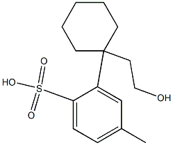 4-メチルベンゼンスルホン酸2-シクロヘキシルエチル 化学構造式