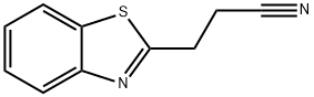 2-Benzothiazolepropanenitrile(9CI) Structure