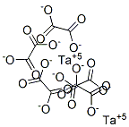 oxalic acid, tantalum salt Struktur
