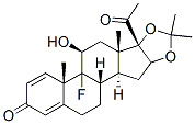 9-fluoro-11beta-hydroxy-16alpha,17-(isopropylidenedioxy)pregna-1,4-diene-3,20-dione|PREGNA-1,4-DIENE-3,20-DIONE,9-FLUORO-11-HYDROXY-16,17-[(1-METHYLETHYLIDENE)BIS(OXY)]-, (11B,16A)-