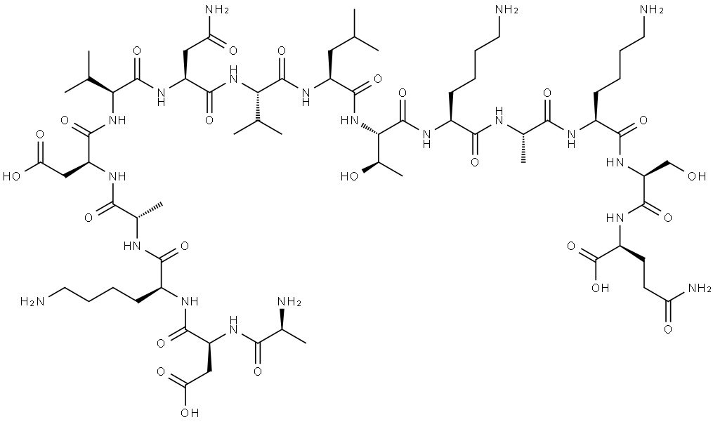 ALA-ASP-LYS-ALA-ASP-VAL-ASN-VAL-LEU-THR-LYS-ALA-LYS-SER-GLN,213533-86-9,结构式