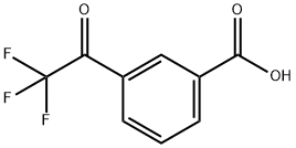 Benzoic acid, 3-(trifluoroacetyl)- (9CI) Structure