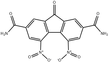 4,5-DINITRO-9-OXO-9H-FLUORENE-2,7-DICARBOXAMIDE Struktur
