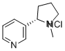 Nicotine, hydrochloride, (-)- 结构式