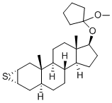 美雄烷,21362-69-6,结构式