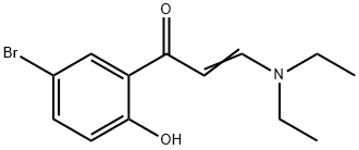 1-(5-溴-2-羟基苯基)-3-(二乙基氨基)-2-丙烯-1-酮, 213690-00-7, 结构式