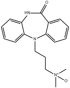 3-[10,11-Dihydro-11-oxo-5H-dibenzo[b,e][1,4]diazepin-5-yl]-N,N-dimethyl-1-propanamineN-oxide 结构式