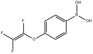 4-(トリフルオロビニルオキシフェニル)ボロン酸 化学構造式