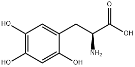 2,4,5-TRIHYDROXY-DL-PHENYLALANINE Structure