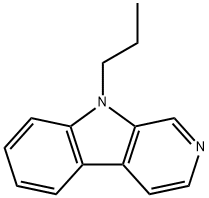 9-propyl-beta-carboline Structure