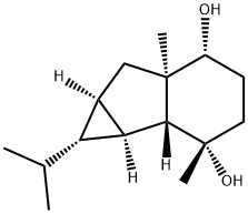 6,8-Cyclo-1,4-eudesmanediol Struktur
