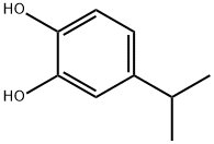 4-イソプロピル-1,2-ベンゼンジオール 化学構造式