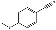 对甲硫基苯甲腈, 21382-98-9, 结构式
